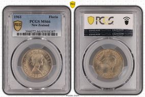1961 Florin MS66