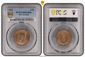 1951 1/2D MS65RB