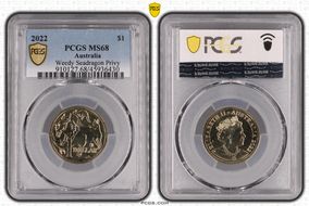 2022 $1 Weedy Seadragon Privy MS68