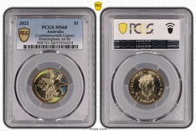 2022 $1 Commonwealth Games Birmingham Al-Br MS68