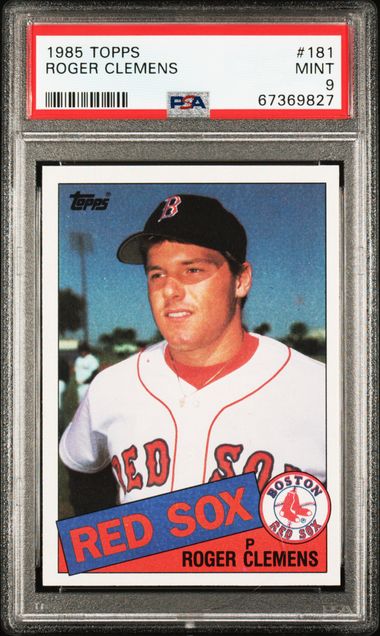 1985 Topps #181 Roger Clemens Rookie Card - PSA MINT 9 on Goldin Auctions