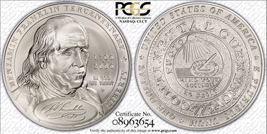 2006-P $1 Franklin-Founding Father MS70