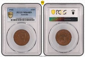 1941 1/2D MS64BN