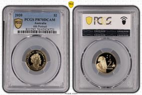 2020 $2 6th Portrait PR70DCAM