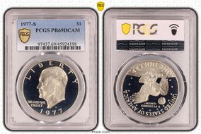 1977-S $1 PR69DCAM