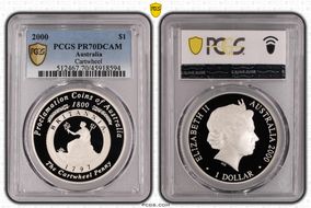 2000 $1 The Cartwheel Penny PR70DCAM