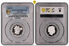 2009-C $1 Australian Citizenship PR70DCAM