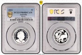 2021 $1 Silver PR68DCAM