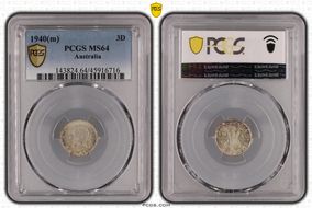 1940(m) 3D KM-37  Ag MS64