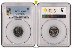 1986 5C Low Echidna MS66