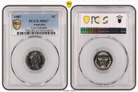 1987 5C Low Echidna MS67