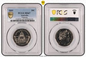 2001 20C Victoria MS67