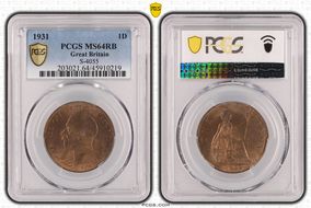 1931 1D S-4055 MS64RB