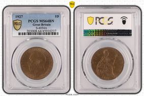 1927 1D S-4054A MS64BN