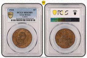 1934 1D S-4055 MS63BN