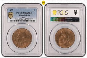 1932 1D S-4055 MS65RB