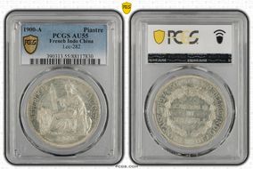 1900-A Piastre Lec-282 AU55