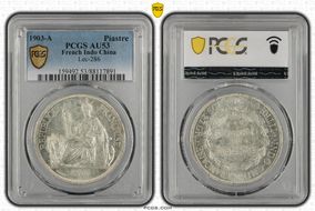 1903-A Piastre Lec-286 AU53