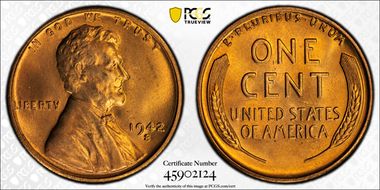 1942-S/S 1C RPM FS-512 MS66RD