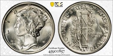 1945-S 10C Micro S, FS-512 MS67FB