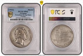 (1932) Medal  Forschner-83 Ag Matte Goethe SP62