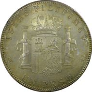 1897-SG V Peso Calico-122  Ag MS65