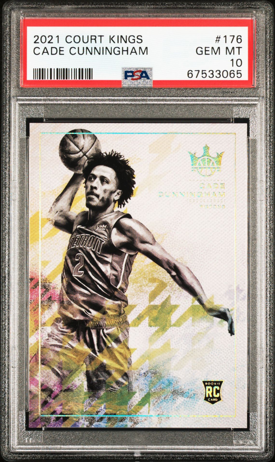 2021 Panini PANINI COURT KINGS #176 Cade Cunningham front