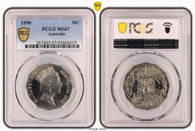 1990 50C MS67