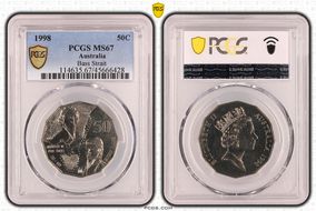 1998 50C Bass Strait MS67