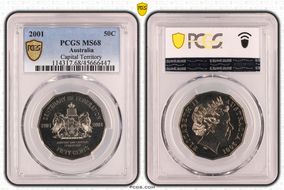 2001 50C Capital Territory MS68