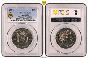 2001 50C Western Australia MS67