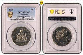 2001 50C Northern Territory MS67