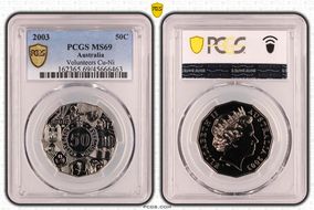 2003 50C Volunteers Cu-Ni MS69