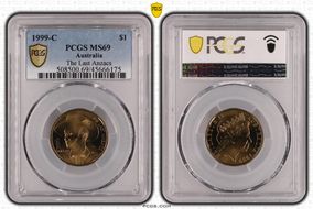 1999-C $1 The Last Anzacs MS69