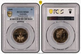 2000 $1 Victoria Cross MS68