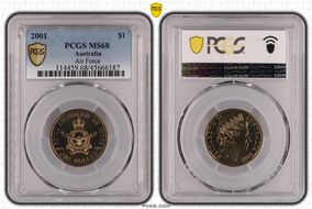 2001 $1 Air Force MS68