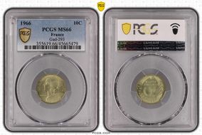 1966 10C Gad-293 MS66