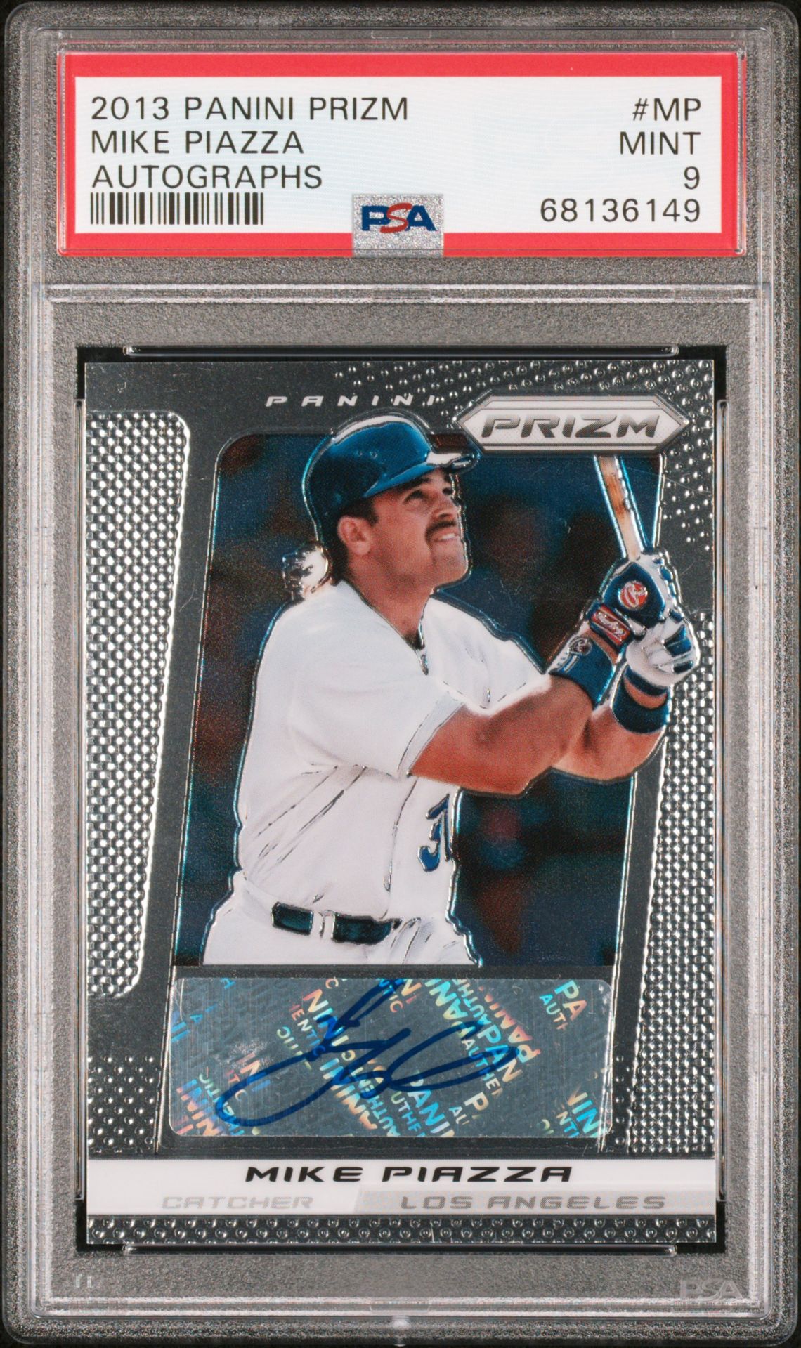 2013 Panini PANINI PRIZM AUTOGRAPHS #MP Mike Piazza front