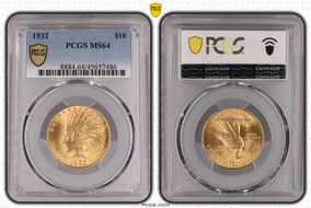 1932 $10 MS64