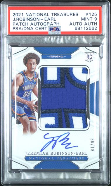 2021-22 Panini National Treasures Rookie Patch Autograph (RPA 