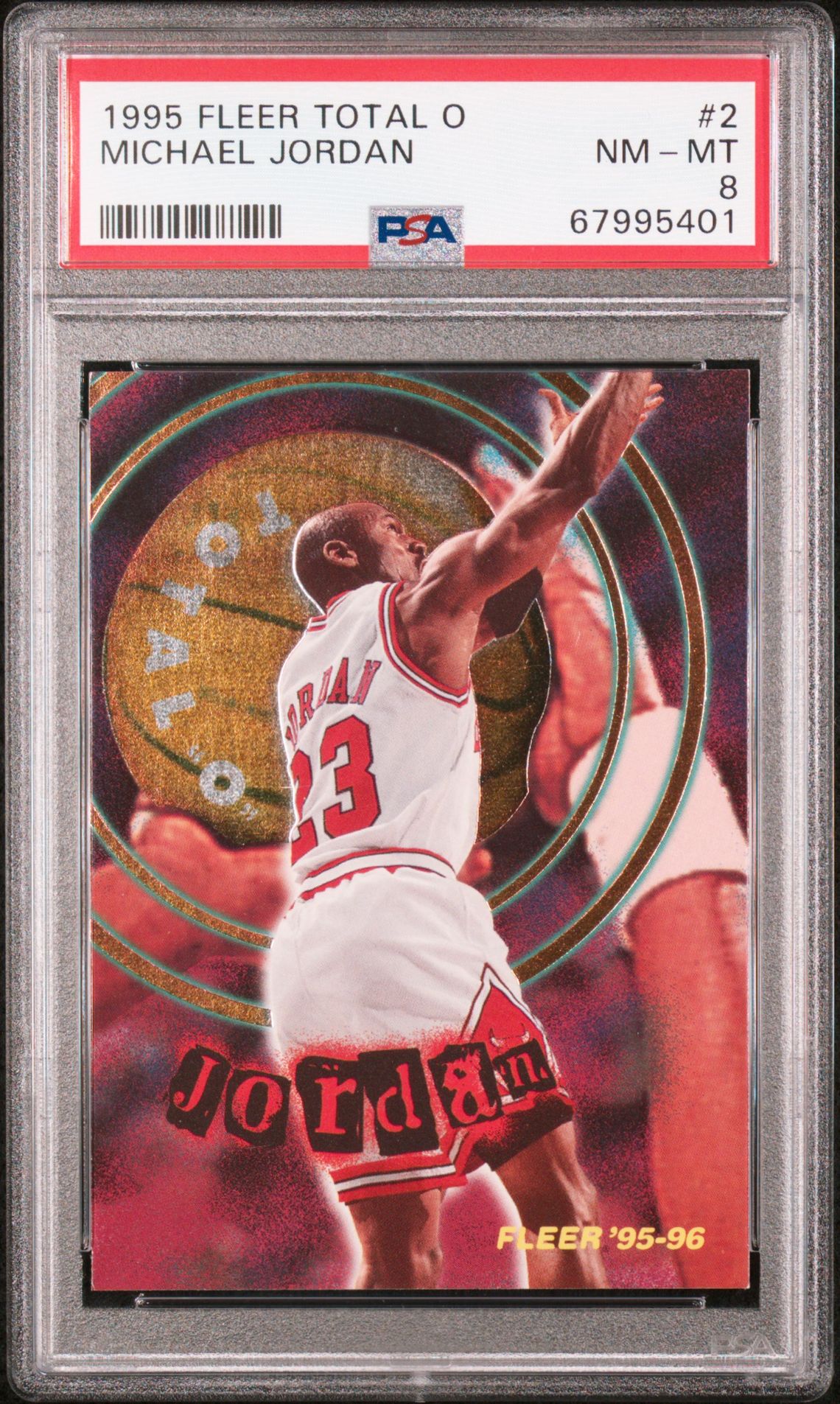 1995 Fleer #2 Michael Jordan front