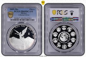 2009-Mo Onza Libertad Ag PR69DCAM