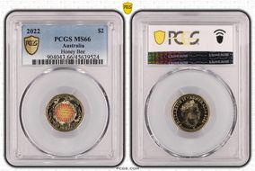 2022 $2 Honey Bee Colorized MS66