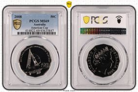 2008 50C Americas Cup MS69