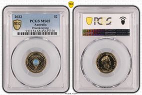 2022 $2 Peacekeeping - Colorized MS65