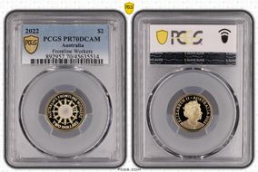 2022 $2 Frontline Workers PR70DCAM
