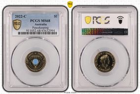 2022-C $2 Peacekeeping Colorized MS68