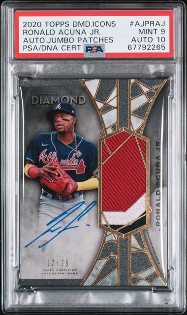 Ronald Acuna Jr 2019 Topps Throwback Thursday Autographed Rookie