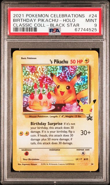 ______'s Pikachu - Celebrations: Classic Collection - Pokemon