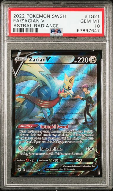 Zacian V - Sword & Shield: Astral Radiance - Pokemon